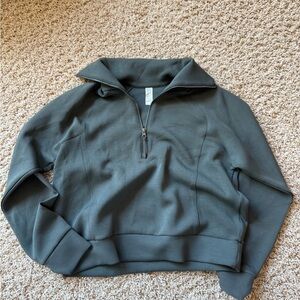 SPANX women’s Charcoal Zip-Up Sweater